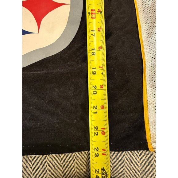 NFL Steelers Reversible Flag Football Jersey With BOOMER Name Black & White Mesh - Picture 9 of 13